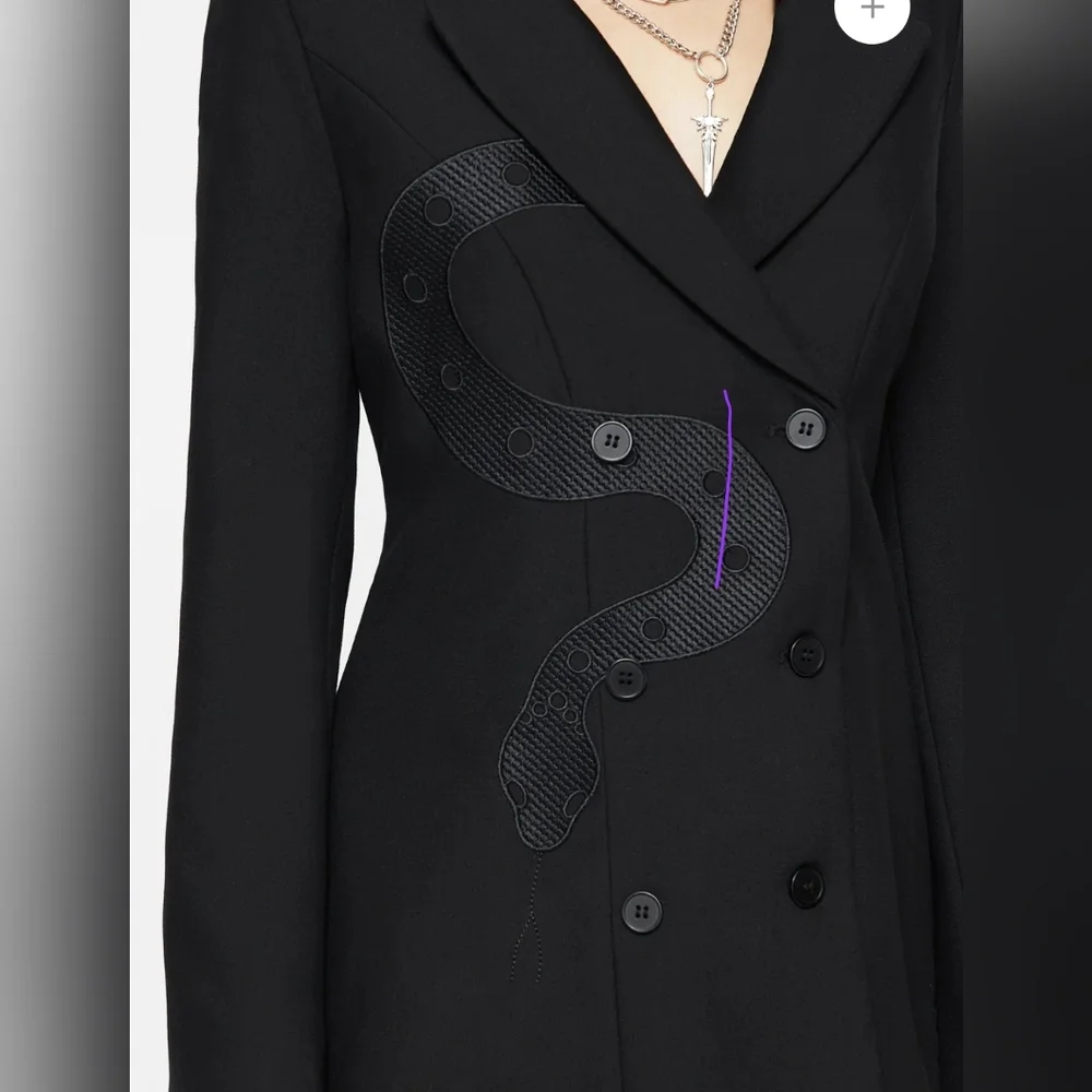 Disturbia Slither Blazer Dress - Picture 2 of 4